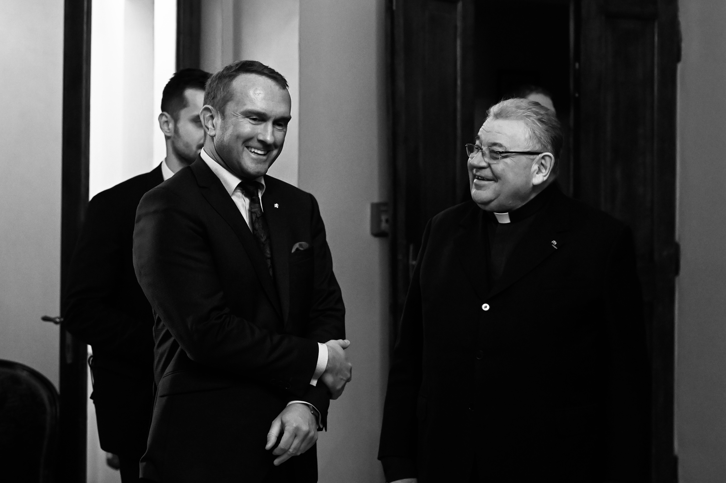 S J. Em. Dominikem kardinálem Dukou, Pražský hrad, říjen 2022